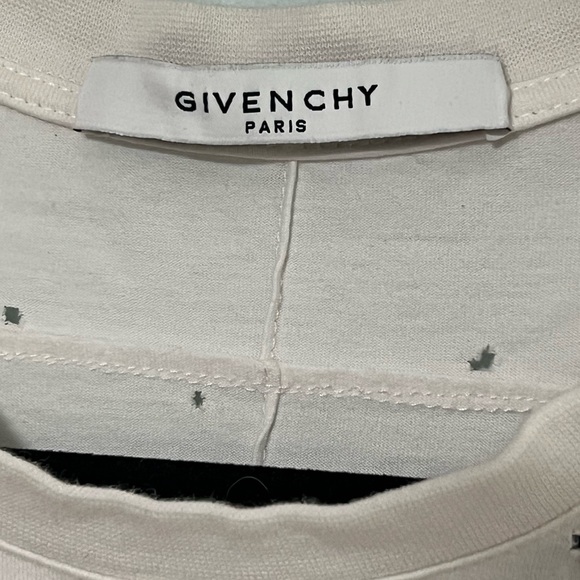 GIVENCHY Destroyed Short Sleeve T-Shirt - M - Picture 3 of 6
